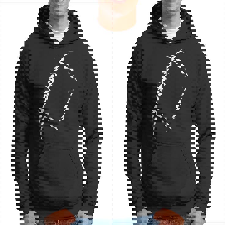 American Football Silhouette Football Hoodie
