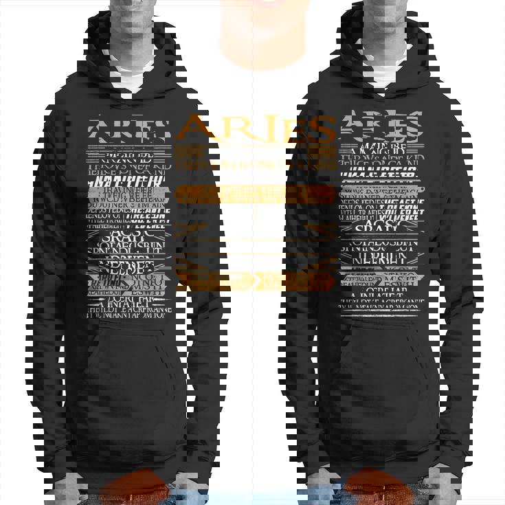 Aries Amazing In Bed Shirt - Funny Aries Birthday Hoodie