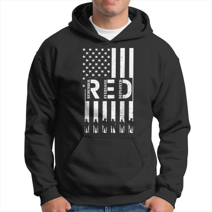 Army American Flag Red Friday Remember Everyone Deployed Hoodie