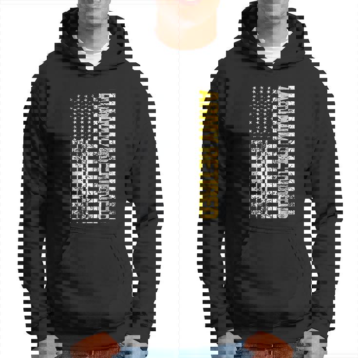 Army Retired Military Us Army Retirement Men Hoodie