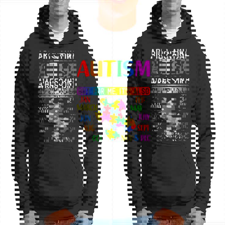 Autism Awareness - April Is National Autism Awareness Month  Hoodie