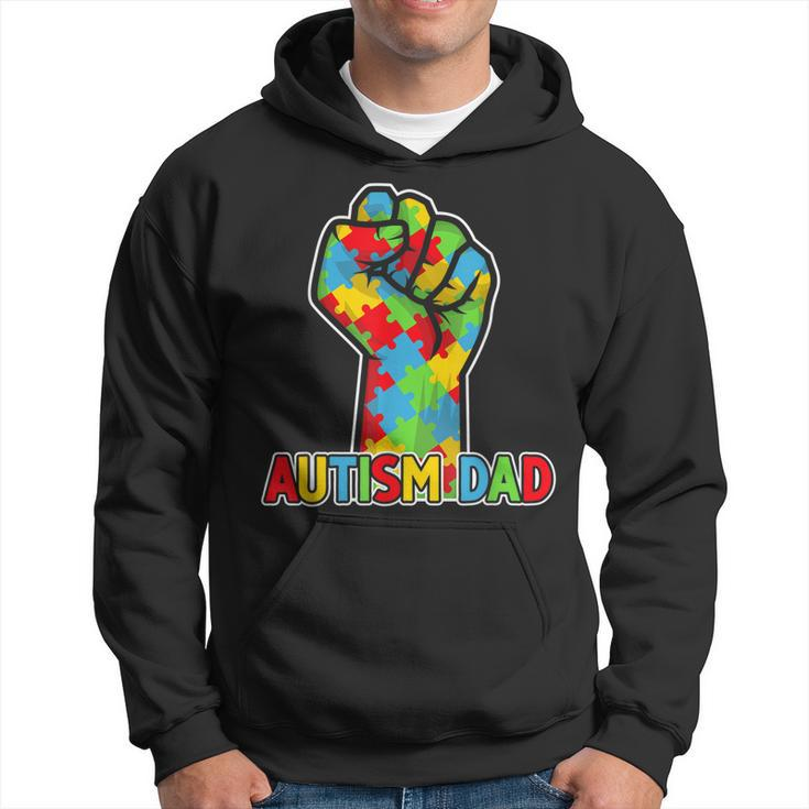 Autism Awareness Dad Father Acceptance Men Support Love  Hoodie
