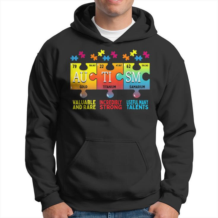 Autism Awareness Puzzle Chemical Elements  Hoodie