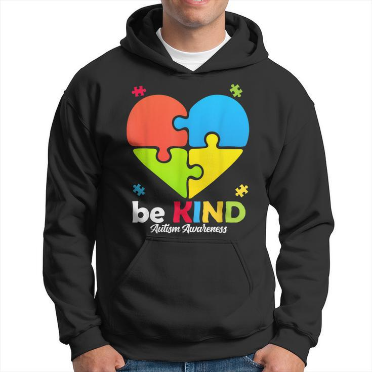 Autism Awareness T  - Be Kind Puzzle Heart Kindness  Hoodie