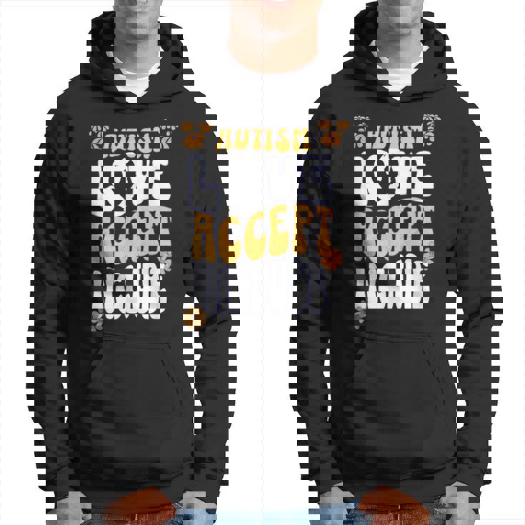 Autism Love Accept Include Awareness Acceptance Inclusion  Hoodie