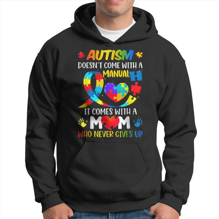 Autism Mom Doesnt Come With A Manual Women Autism Awareness  Hoodie