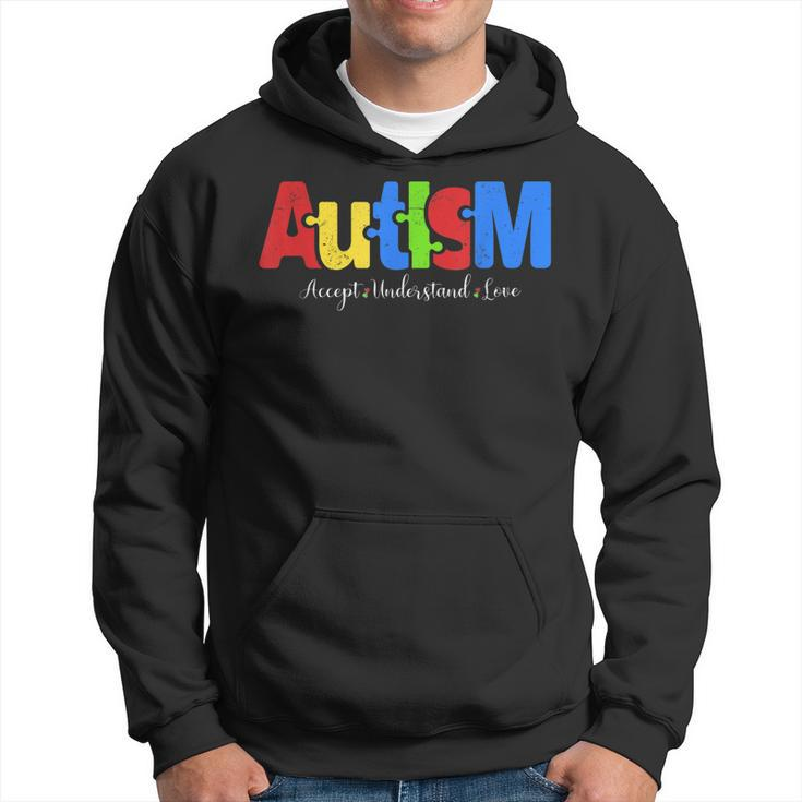 Autism Puzzle Accept Understand Love Autism Awareness  Hoodie