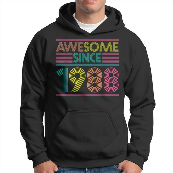 Awesome Since 1988 34Th Birthday Gifts 34 Years Old  Hoodie