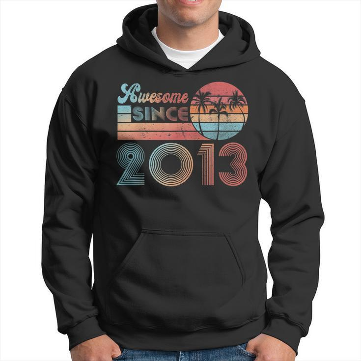 Awesome Since 2013 10 Years Old 10Th Birthday Gift  Hoodie