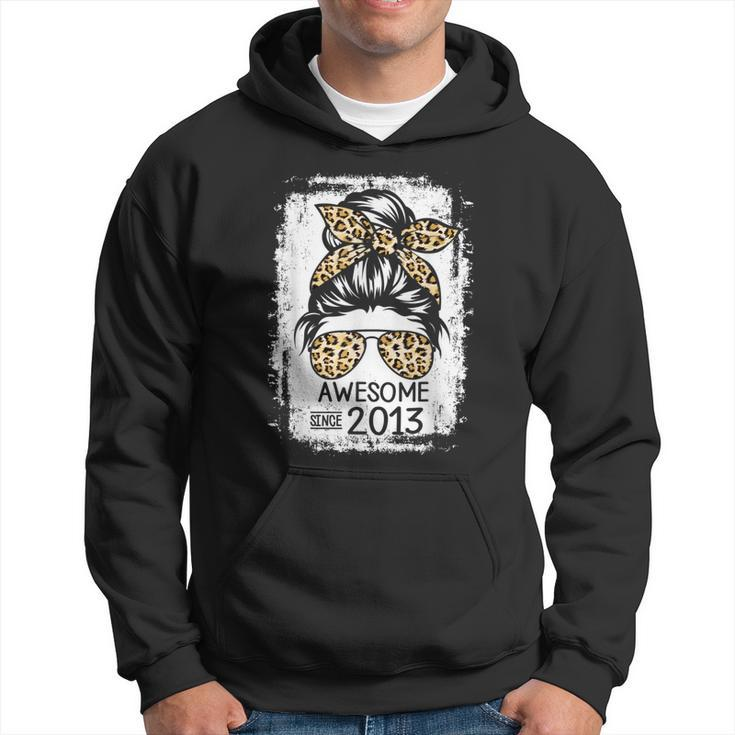 Awesome Since 2013 Vintage 2013 9Th Birthday 9 Years Old  Hoodie