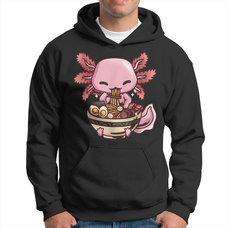 Axolotl Ramen Anime Kawaii Eating Girls Ns  Hoodie