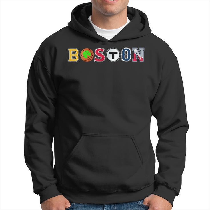 Bawston Townie Sports Fan Boston Mass New England Proud  Hoodie