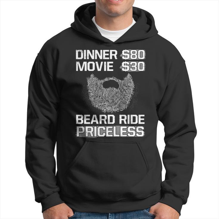 Beard Ride Priceless Men Hoodie