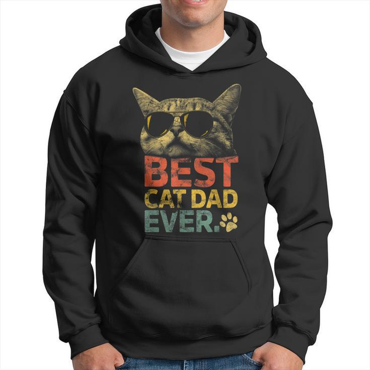 Best Cat Dad Ever  For Dad On Fathers Day Cat Daddy Gift For Mens Hoodie
