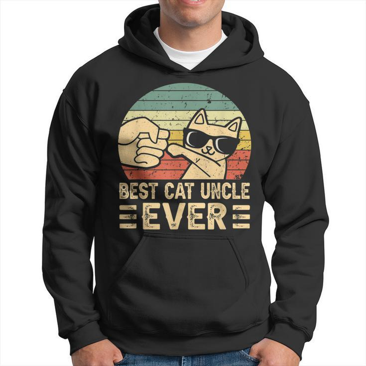 Best Cat Uncle Ever Bump Fit Fathers Day Gift Daddy Dad Hoodie