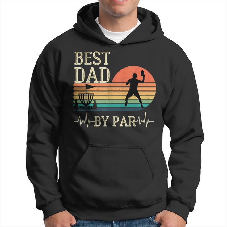 Best Dad By Par Vintage Disc Golf Fathers Day Gift For Mens Hoodie