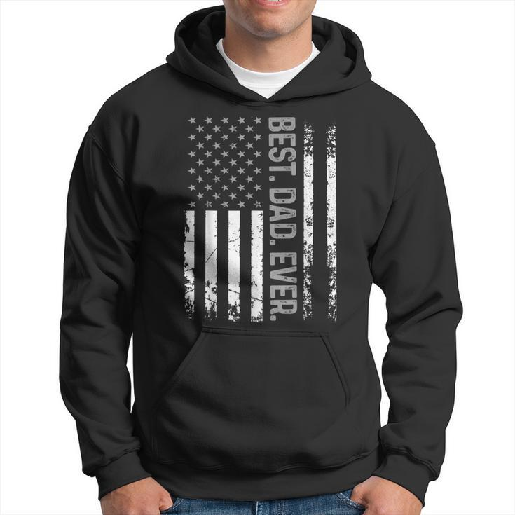 Best Dad Ever Usa Flag United States For Dad On Fathers Day Gift For Mens Hoodie