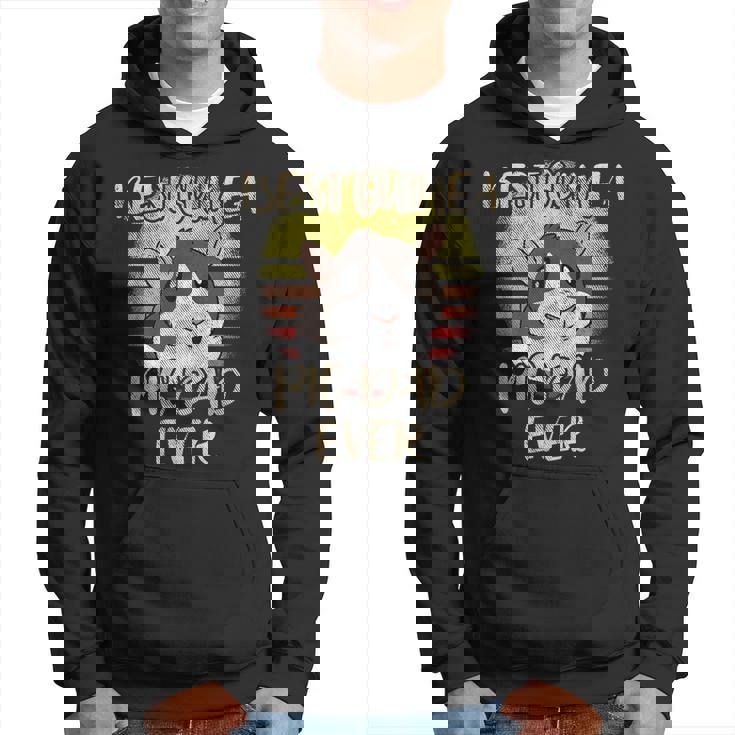 Best Guinea Pig Dad Ever Vintage Gift For Rodent Rat Lover Hoodie