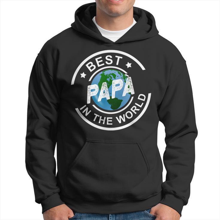 Best Papa In The World Funny Italian Dad Gift Gift For Mens Hoodie