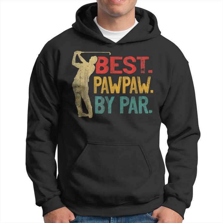 Best Pawpaw By Par Retro Fathers Day Golf  Grandpa Gift For Mens Hoodie