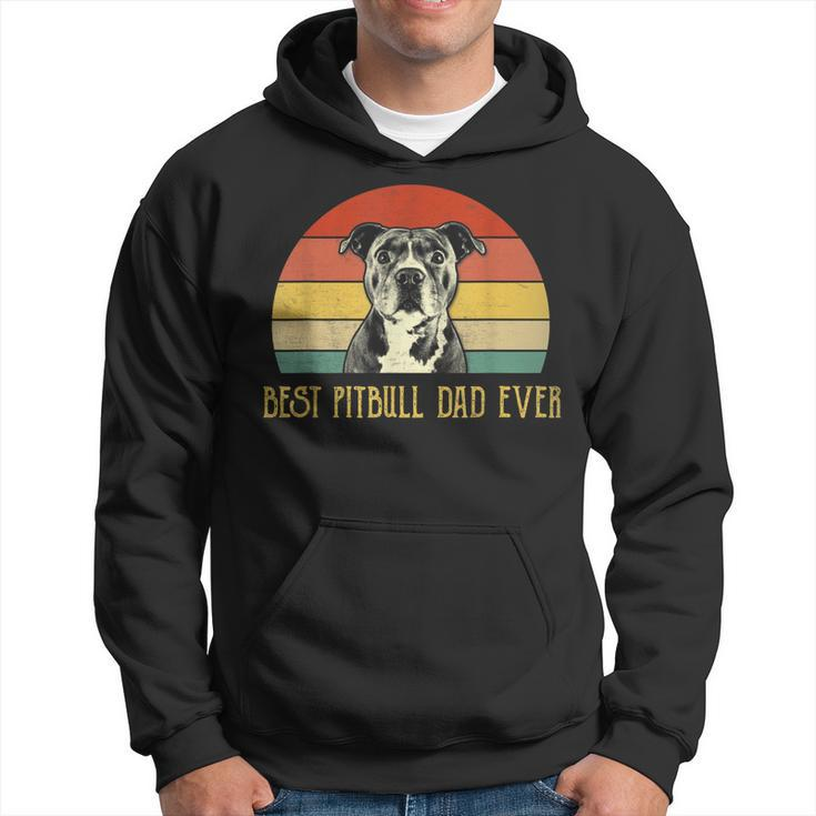 Best Pitbull Dad Ever Pitbull Dog Lovers Fathers Day Gift  Hoodie