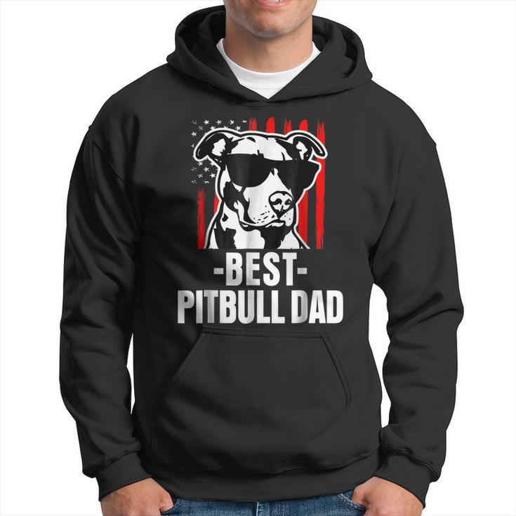Best Pitbull Dad  Mens Funny American Pit Bull Gift For Mens Hoodie