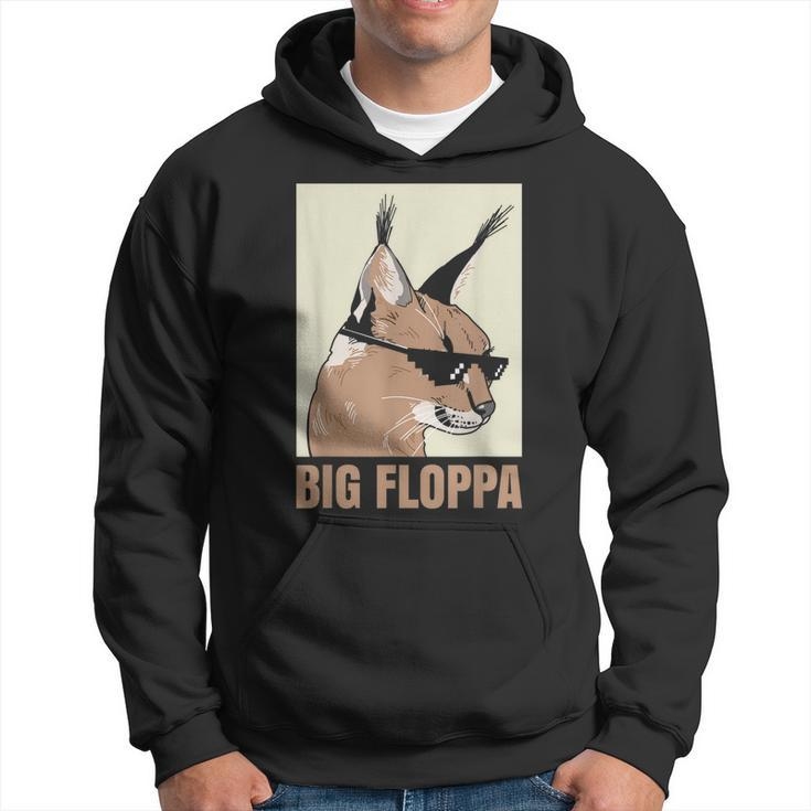 Big Floppa Meme Cat Caracal T-Shirt, Cool Funny Cats Caracals Glasses Gift,  Wild Animals Lover Birthday Christmas Presen