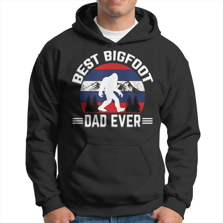 Bigfoot  For Men Best Bigfoot Dad Ever Hoodie