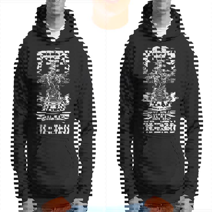 Biker Grandpa Pops The Man Myth The Legend Motorcycle Hoodie
