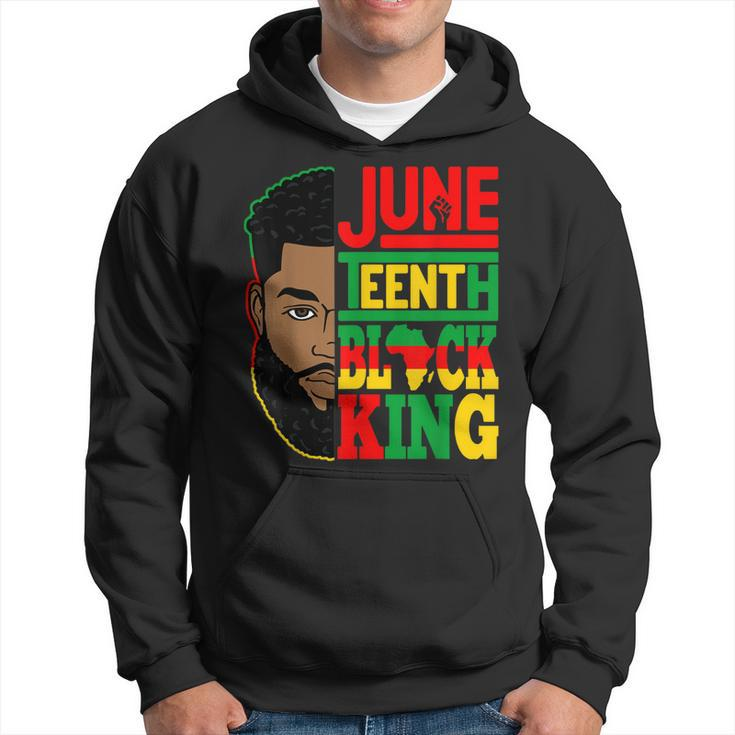 Black Fathers Day Freeish 1865 Junenth Black King History Hoodie