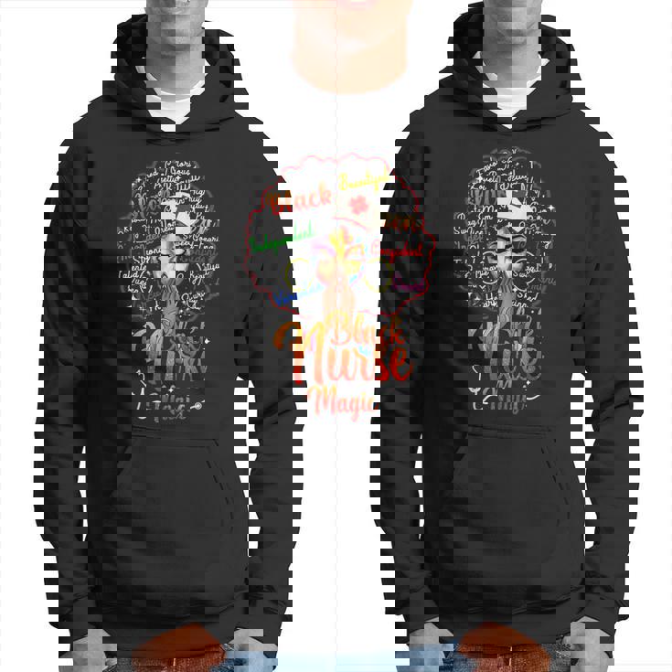 Black Nurse Black History Queen Melanin Afro African Pride Hoodie