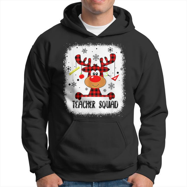 Bleached Teacher Squad Reindeer Teacher Christmas Xmas V20 Men Hoodie