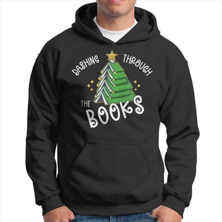 Book Lover Christmas Tree Holiday Reading Love To Read Men Hoodie
