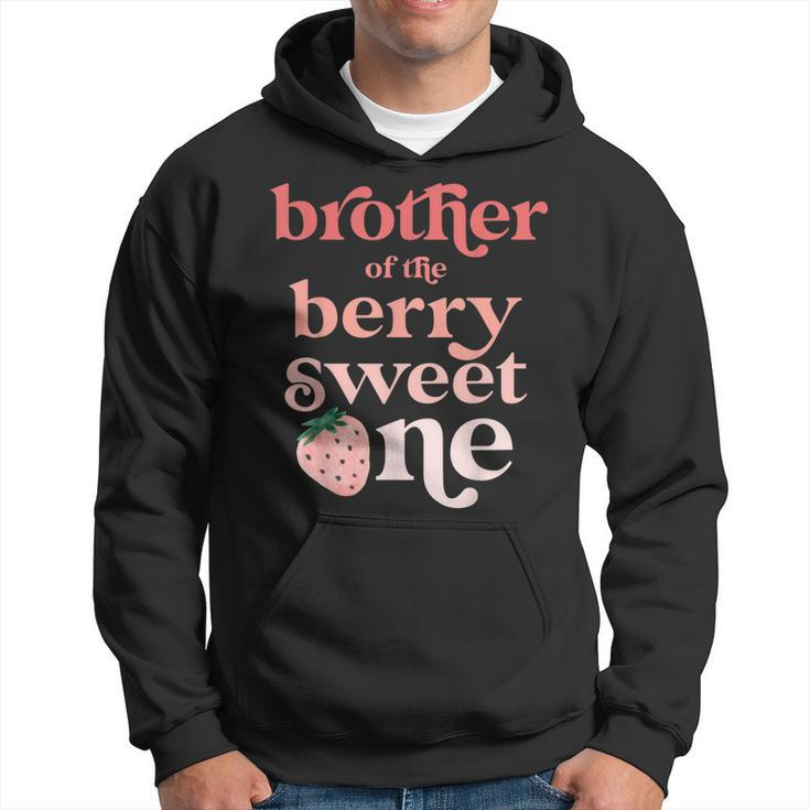 Brother Of The Berry Sweet One Strawberry First Birthday 1St  Hoodie