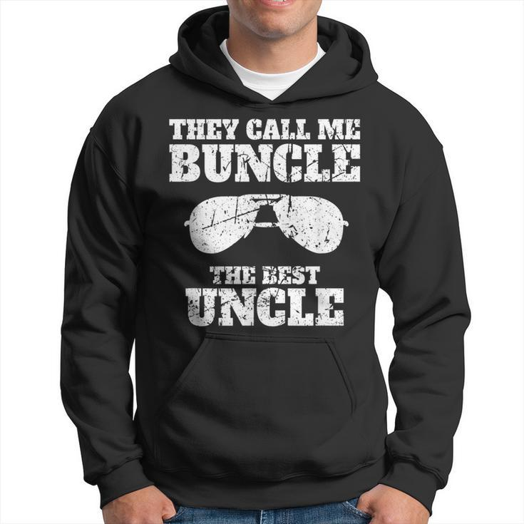 Buncle - They Call Me Buncle - The Best Uncle Funny  Men Hoodie Graphic Print Hooded Sweatshirt