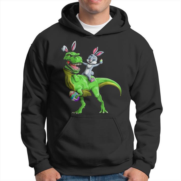 Bunny Riding Dinosaur FunnyRex Easter Bunny Gift Hoodie