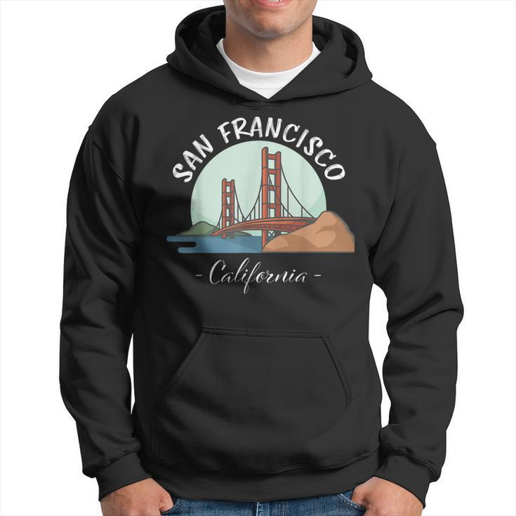 California - San Francisco Gift| Golden Gate Bridge Souvenir  Hoodie