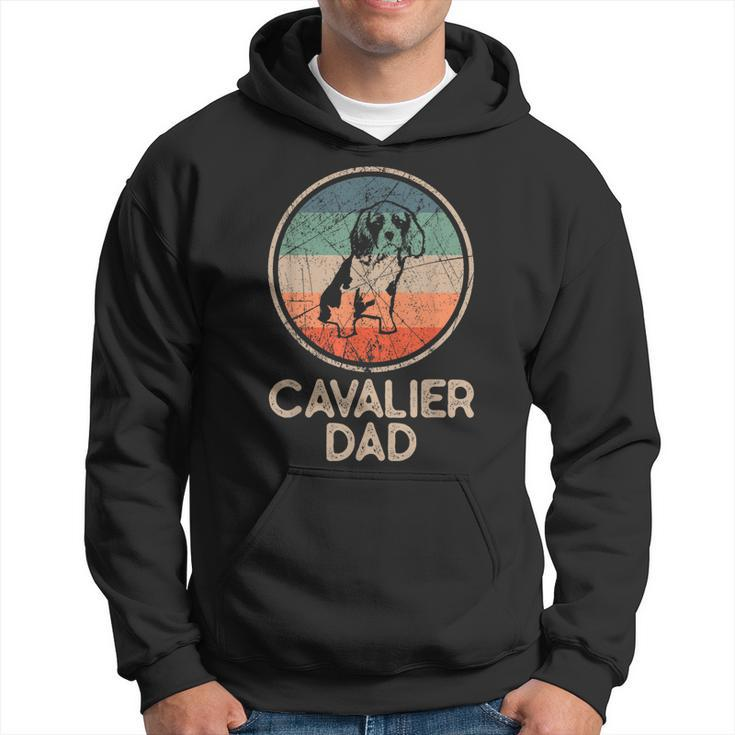 Cavallier Dog Vintage Cavalier Dad Men Hoodie