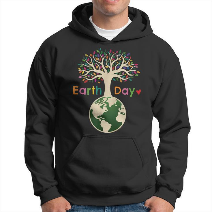 Celebrate Earth Day Colorful Tree - Earth Day  Hoodie