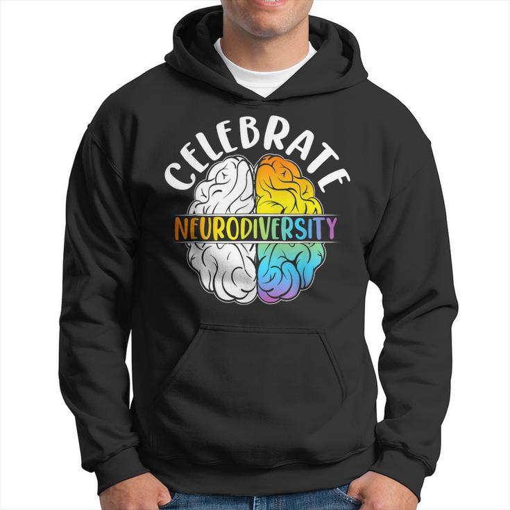 Celebrate Neurodiversity Mental Health Autism Awareness Hoodie