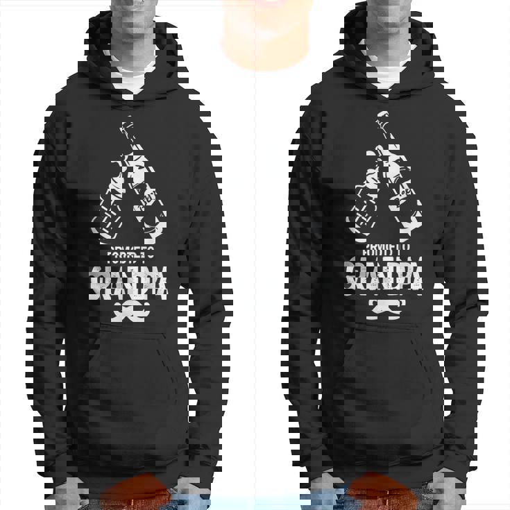 Cheers Beer And Milk Promoted To Grandpa Funny Gift Hoodie