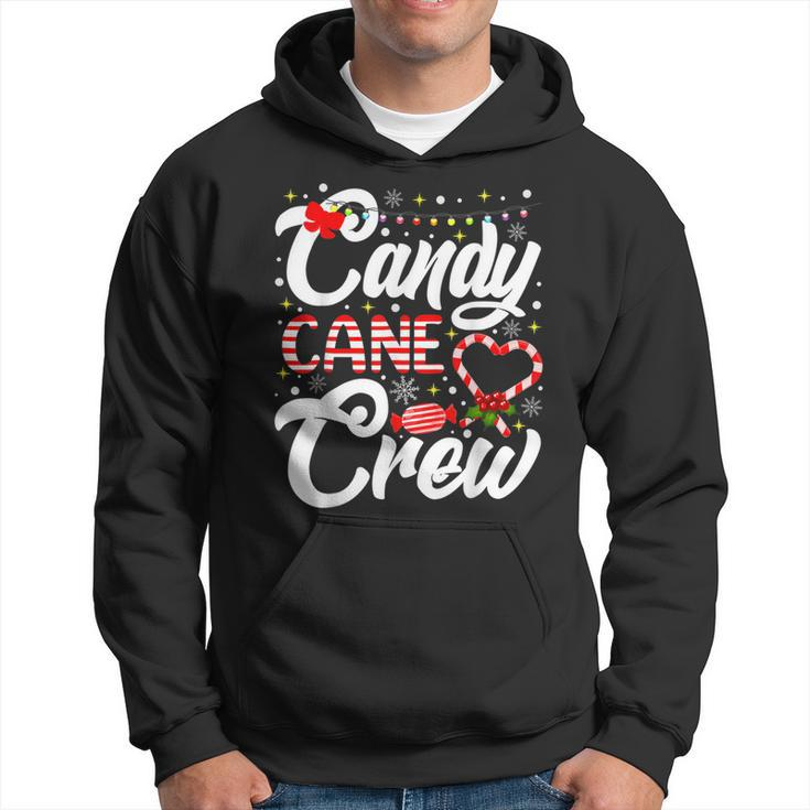 Christmas Candy Lover Funny Xmas Candy Cane Crew  Men Hoodie Graphic Print Hooded Sweatshirt