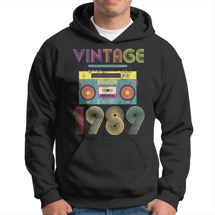 Classic 1989 30Th Birthday Vintage T Shirt Retro Mixtape Hoodie