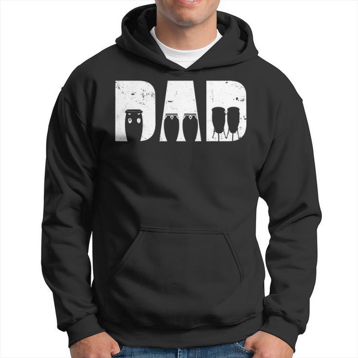 Conga Dad Drum Player Drummer Percussion Music Instrument V2 Hoodie