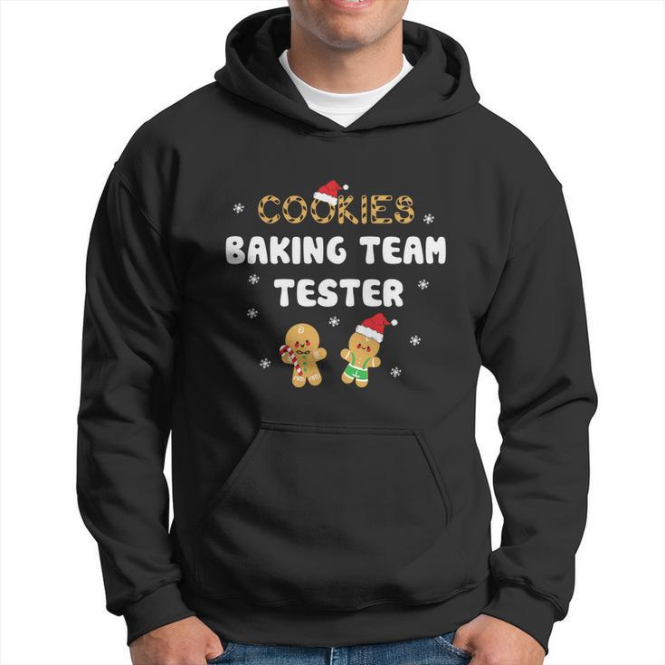Cookie Baking Team Tester Gingerbread Santa Claus Family Christmas Funny Christmas Hoodie