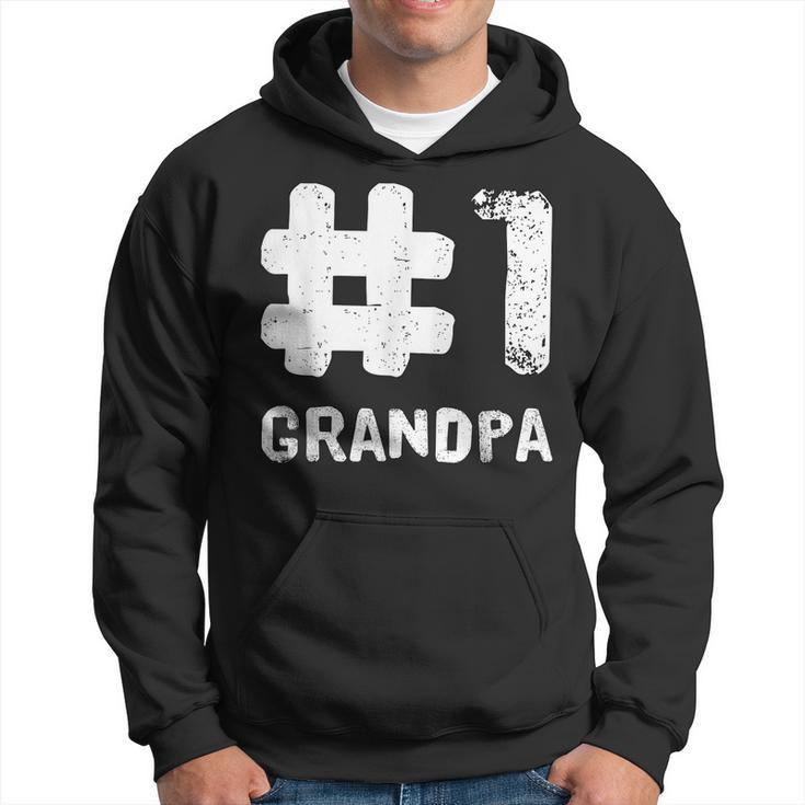 Cool Grandfather Number 1 Grandpa Granddad Hoodie