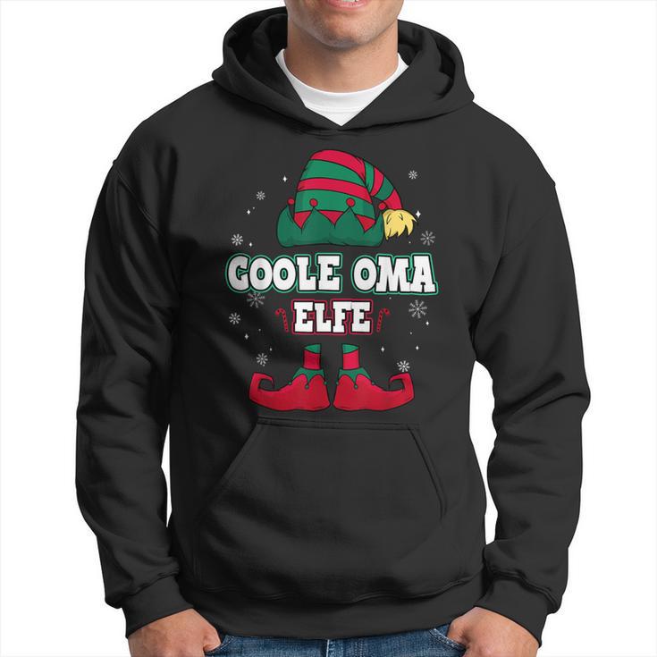 Coole Oma Elfe Partnerlook Weihnachten Hoodie