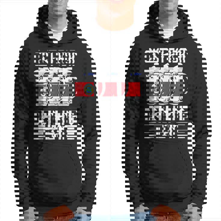 Costa Rican Drinking Team Costa Rica  Hoodie