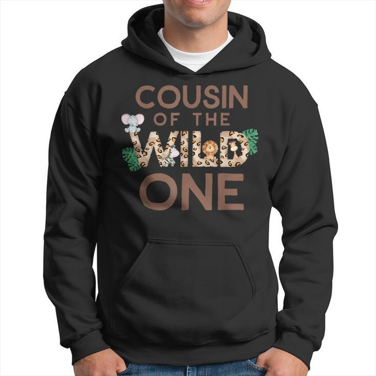 Cousin Of The Wild One Animal Safari 1St Birthday Theme Hoodie