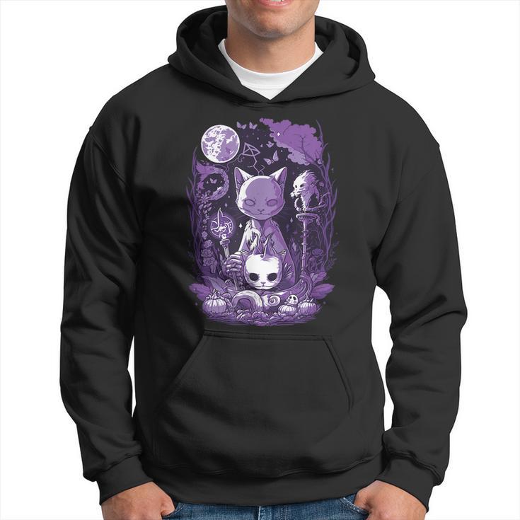 Gothic discount cat hoodie